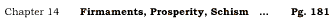 Chapter 14 Firmaments, Prosperity, Schism